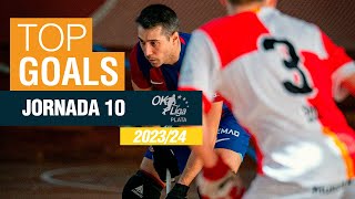 🏒 🥅 GOLS OK LLIGA PLATA 202324  JORNADA 🔟 [upl. by Eniamrej]