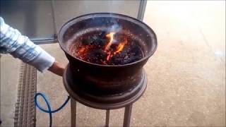 Como hacer fragua casera artesanal How to make homemade forge [upl. by Atnahsa334]