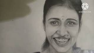 kavya teacher new drawing work [upl. by Aruon]