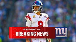 Giants release QB Daniel Jones where do they go from here  Breaking News [upl. by Negriv]