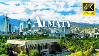 Almaty Kazakhstan 🇰🇿 in 4K ULTRA HD 60FPS Video by Drone [upl. by Rep]