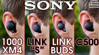 Which Sony Earbuds Are Best  LinkBuds S vs WF1000XM4 vs LinkBuds vs WFC500 [upl. by Tumer]