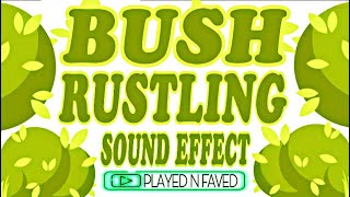 Bush Rustling Sound Effect  Bushes and Tree Leaves Rustle In The Wind Sounds  Royalty Free [upl. by Aros429]