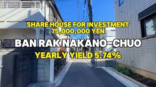 SOLD OUT UNLOCK Passive Income Tokyo Sharehouse Guaranteed 574 Yield  Banrak NakanoChuo [upl. by Fransen]