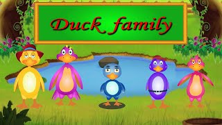 Duck finger family  Rhymes song  Kidsrhymes kidsalphabet alphabetsong bumblekidstv [upl. by Karie]