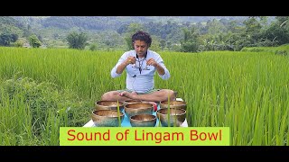 Himalayan Singingbowl in Nepal 🇳🇵 sound of lingam bowl [upl. by Cally72]