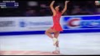 2018 US figure skating championship 2nd PLACE Mirai Nagasu OMG TRIPLE AXEL [upl. by Eylsel]