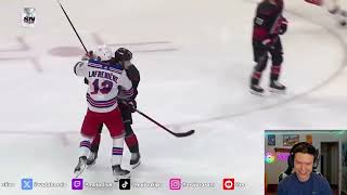 REACTION TO GAME 3 RANGERS VS HURRICANES 59  FULL GAME HIGHLIGHTS [upl. by Gonroff533]