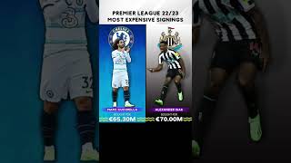 Most expensive Premier League transfers 202223 [upl. by Torrance]