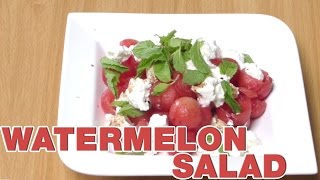 Watermelon Salad Recipe Feta Cheese [upl. by Cyn]