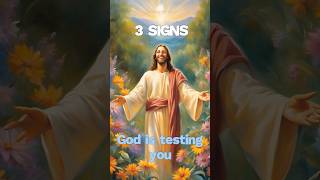 3 Signs God Is Testing You  God Message  Angel Message  God Says [upl. by Anirres]