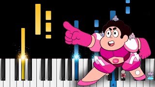 Steven Universe  Familiar  EASY Piano Tutorial [upl. by Netsyrc315]