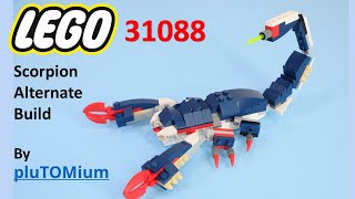 Lego  Scorpion Speed Build  MOC by pluTOMium  31088 Alternate Build [upl. by Oiziruam]