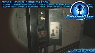 Resident Evil 2 Remake  Sewers Chess Plugs Puzzle Solution 1st amp 2nd Playthrough Solution [upl. by Aerdnael]