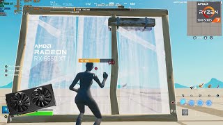 RX 6650 XT  ryzen 7 5800X  Fortnite creative fps test [upl. by Armillas]