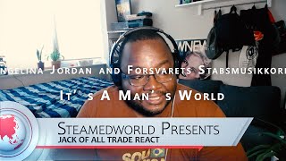 Angelina Jordan and Forsvarets Stabsmusikkorps  Its a Mans World Music Video Reaction [upl. by Cattima]