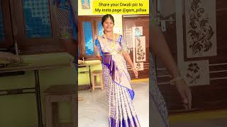 Diwali theme 🤩🤳ytshorts saree diwali diwalispecial onlineshoppingviralvideo photography [upl. by Trutko]