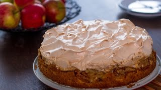 Apple Meringue Cake Recipe [upl. by Primrose]