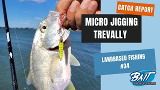 Land Based Fishing 34  Micro Jigging Trevally [upl. by Becket120]