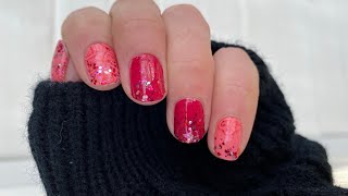 Color Street Valentine’s Mixed Mani Heartthrob Beijing Beauty Love Shack [upl. by Ariad]