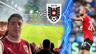 ÖSTERREICH🇦🇹 gegen SLOWENIEN🇸🇮  Nation Leauge  Punkteverlust in Lubjana  Stadionvlog  Alexice99 [upl. by Surazal]