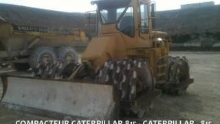 Compacteur à pieds de mouton CATERPILLAR 815 [upl. by Blaze]