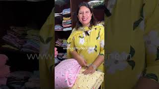 Printed Pure cotton Fabrics for baby frocks  nighties and maternity wears [upl. by Prestige]