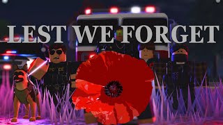 Remembrance Day 2023  Cinematic emergency response liberty county [upl. by Marne]