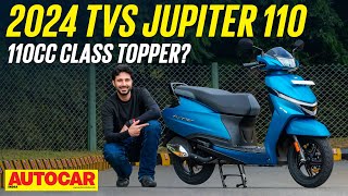 2024 TVS Jupiter 110 review  Huge update for TVS bestseller  First Ride  Autocar India [upl. by Attenauqa]