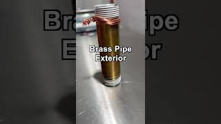 Electroplating  Nickel inside Brass Pipe electroplating [upl. by Danna]