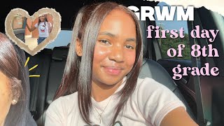 GRWM For The FIRST DAY OF 8TH GRADE [upl. by Chellman212]