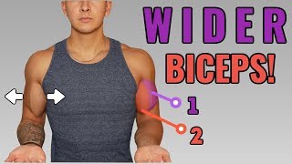 How To Get WIDERTHICKER Looking Biceps Full Biceps Workout [upl. by Bing]