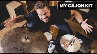 MY CAJON KIT  Percussion Set Up [upl. by Raffo839]