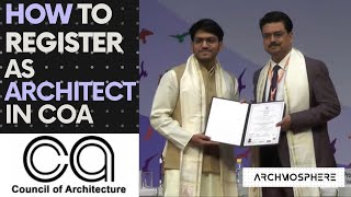 How to Register as an Architect in India  COA  Registration process updated 2024 [upl. by Anivlek]