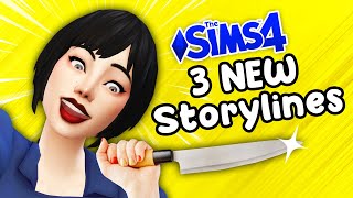 I Downloaded NEW STORYLINES to try in The Sims 4 [upl. by Alimaj]