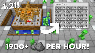 Minecraft Easy CREEPER Farm 121 Tutorial  1900 Gunpowder Per Hour [upl. by Irafat]