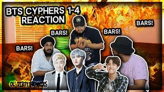 BTS방탄소년단  Cypher Pt1234  Medley  REACTION  Ol Dirty Brownies [upl. by Doreg]