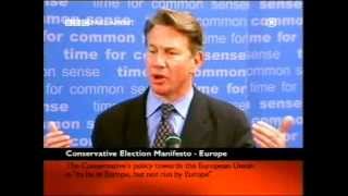 Michael Portillo speech on Europe 2001 General Election [upl. by Ynnus]