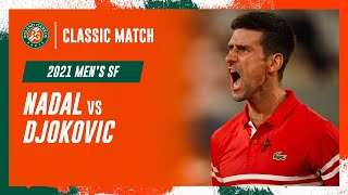 Djokovic vs Nadal 2021 Mens semifinal  RolandGarros Classic Match [upl. by Eniladam]