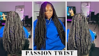 How to Passion Twist  2 Different Methods  No Rubber Band [upl. by Notslar]