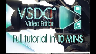 VSDC Video Editor  Tutorial for Beginners in 10 MINUTES [upl. by Nairot]