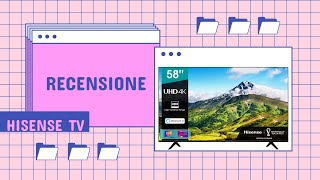 Recensione Hisense TV 4k 58quot pollici [upl. by Aspia]