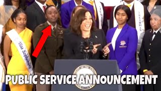 Kamala FAILS at Announcement BOTCHES Website Address LAUGHS amp CACKLES Maniacally [upl. by Cassell620]