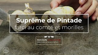 Suprême de Pintade farcie au comté et morilles  Recette [upl. by Teage]