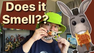 Sniffing the Waffle SCENTED Donkey Shrek Pop Vinyl [upl. by Fortunia]