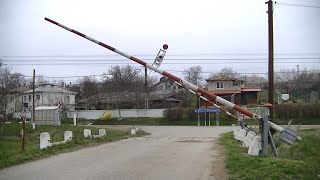 Spoorwegovergang Leorda RO  Railroad crossing  Trecere la nivel [upl. by Niveg]