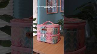 Double decker lunch bag freepattern bagmakingtutorial bagmaking diy kawaii cute handmade [upl. by Nicol162]