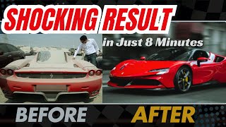 Abandoned Ferrari Car Transformation MUST WATCH [upl. by Akinehc955]