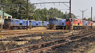 Another busy day on the NATCOR mainline between Johannesburg and Durban [upl. by Netsrejk983]