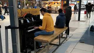 Una Mattina  Pianiste Gare Lille Flandre  10112018 [upl. by Anatolio777]